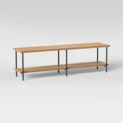 Wood And Metal TV Stand For TVs Up To 60" - Room Essentials™ -Target Furni Sales GUEST 008e6b5f 4d43 465d 8784 80c8ca30ed60