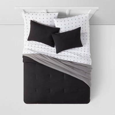 Solid Microfiber Reversible Comforter & Sheets Set - Room Essentials™ Solid Microfiber Reversible Comforter & Sheets Set - Room Essentials™ -Target Furni Sales GUEST 0240ed89 fc05 4ef7 a5cb 31ead8be4ea4