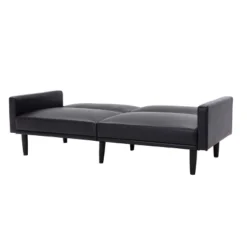 Faux Leather Futon Sofa With Arms Black - Room Essentials™ -Target Furni Sales GUEST 07fa3ab4 90d6 4bd9 93e7 ffff76b6f4e7