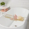 Metal Bathtub Tray With Expandable Arms Brass - Room Essentials™ -Target Furni Sales GUEST 136082fe 2e5a 4b1a 9459 d0c1b5b7ac28