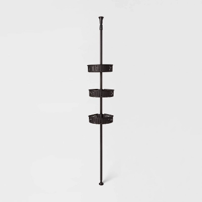 Steel Corner Tension Pole Caddy - Room Essentials™ Steel Corner Tension Pole Caddy - Room Essentials™ -Target Furni Sales GUEST 14bce56a 1f6f 469f a443 28c65a963247