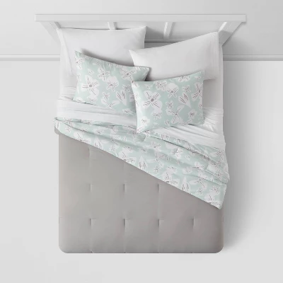 Floral Print Microfiber Reversible Comforter & Sheet Set Mint Green - Room Essentials™ Floral Print Microfiber Reversible Comforter & Sheet Set Mint Green - Room Essentials™ -Target Furni Sales GUEST 203d6616 5fe8 4f41 b397 2b4a0d00278f