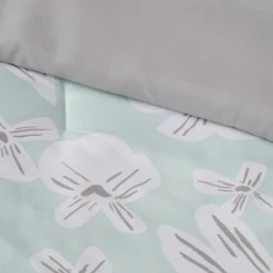 Floral Print Microfiber Reversible Comforter & Sheet Set Mint Green - Room Essentials™ 5 Floral Print Microfiber Reversible Comforter & Sheet Set Mint Green - Room Essentials™ -Target Furni Sales GUEST 2523219d 7d68 4f90 a335 7ab26cdad89b