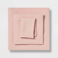 Twin/Twin XL Garment Washed Microfiber Solid Sheet Set - Room Essentials™ -Target Furni Sales GUEST 27762cb4 2a66 45b9 975a dcea8ca0ef1a