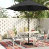9'x9' Patio Market Umbrella - Black Pole - Room Essentials™ -Target Furni Sales GUEST 33ab0b11 6fa1 4a7b 96a4 1fbdb6a5eb7a