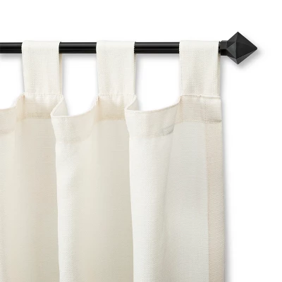 28"-48" Café Faceted Pyramid Rod Black - Room Essentials™ 28"-48" Café Faceted Pyramid Rod Black - Room Essentials™ -Target Furni Sales GUEST 431d85ff e61e 413b 8a3a bacbc5d17b32