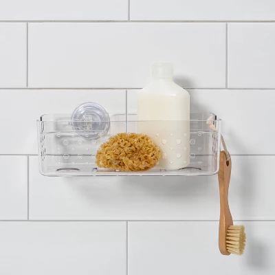 Suction Medium Basket Clear - Room Essentials™ Suction Medium Basket Clear - Room Essentials™ -Target Furni Sales GUEST 47c5eed2 e6e1 43dd 95fc 185975ede350