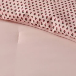 Strawberry Print Reversible Microfiber Comforter & Sheet Set Light Pink - Room Essentials™ -Target Furni Sales GUEST 4e74d154 21bb 40b4 98b1 5d39e9667e41