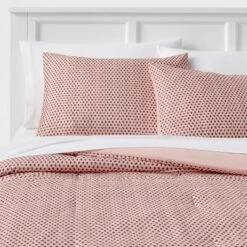 Strawberry Print Reversible Microfiber Comforter & Sheet Set Light Pink - Room Essentials™ -Target Furni Sales GUEST 509e45d1 864d 4b14 8596 d95b17988f3b