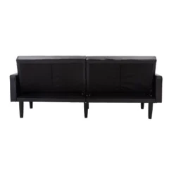 Faux Leather Futon Sofa With Arms Black - Room Essentials™ -Target Furni Sales GUEST 5b590056 4f71 45ef a9b2 78acfc1ee409