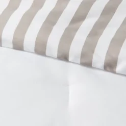Stripe Microfiber Reversible Comforter & Sheet Set Gray - Room Essentials™ -Target Furni Sales GUEST 6816d8aa 726a 4d37 9b37 18aafff03261