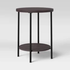 Wood And Metal Round End Table - Room Essentials™ 6 Wood And Metal Round End Table - Room Essentials™ -Target Furni Sales GUEST 7de02a42 b087 4db0 83d9 cdae70db2db1