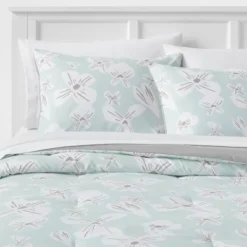 Floral Print Microfiber Reversible Comforter & Sheet Set Mint Green - Room Essentials™ 9 Floral Print Microfiber Reversible Comforter & Sheet Set Mint Green - Room Essentials™ -Target Furni Sales GUEST 7ee2c25d de84 41cd aefc 85519c817fa3