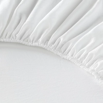 Full Garment Washed Microfiber Solid Sheet Set White - Room Essentials™ Full Garment Washed Microfiber Solid Sheet Set White - Room Essentials™ -Target Furni Sales GUEST 823e486d a87f 4cfb 98d9 f9d0ea9816f5 2