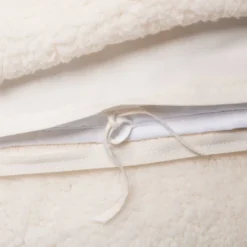 50"x70" Sherpa Weighted Blanket With Removable Cover - Room Essentials™