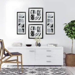 Thin Collage Frame Holds Four 4" X 6" Photos Black - Room Essentials™ 4 Thin Collage Frame Holds Four 4" X 6" Photos Black - Room Essentials™ -Target Furni Sales GUEST 92031546 a124 47e0 807c 56020352aad6