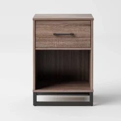 Mixed Material Nightstand - Room Essentials™ -Target Furni Sales GUEST 94c8f805 374f 42b3 8256 c686819f9937