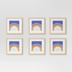 (Set Of 6) 11" X 11" Matted To 8" X 8" Frame Set - Room Essentials™ -Target Furni Sales GUEST 9a854d8e ad55 4f2a 8688 004f094e221a