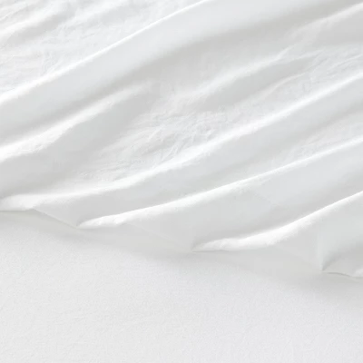 Full Garment Washed Microfiber Solid Sheet Set White - Room Essentials™ Full Garment Washed Microfiber Solid Sheet Set White - Room Essentials™ -Target Furni Sales GUEST 9c6631f1 be82 4117 987e 457fe52b80fa 2