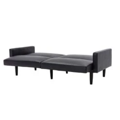 Faux Leather Futon Sofa With Arms Black - Room Essentials™ -Target Furni Sales GUEST 9d1c56ec c4dc 4391 8d2f 40e99d25975e