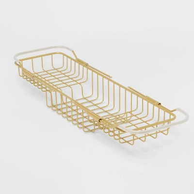 Metal Bathtub Tray with Expandable Arms Brass - Room Essentials™ Metal Bathtub Tray With Expandable Arms Brass - Room Essentials™ -Target Furni Sales GUEST b4750802 2329 4878 8353 dab312cec2a0