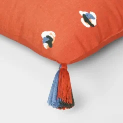 Abstract Dots Embroidered Cotton Square Throw Pillow - Room Essentials™ -Target Furni Sales GUEST c189501b 665b 484f a7bd 0be577802d41