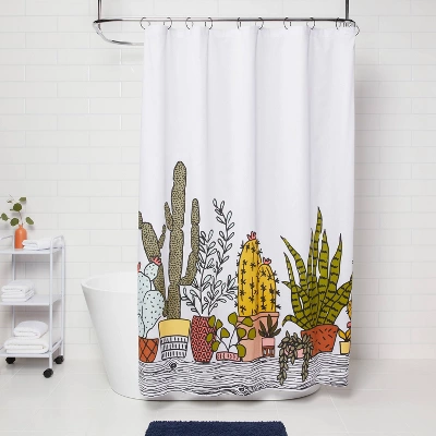 Plants Print Shower Curtain Green - Room Essentials™ Plants Print Shower Curtain Green - Room Essentials™ -Target Furni Sales GUEST d2340546 885c 4d42 8772 c584d6dd3204