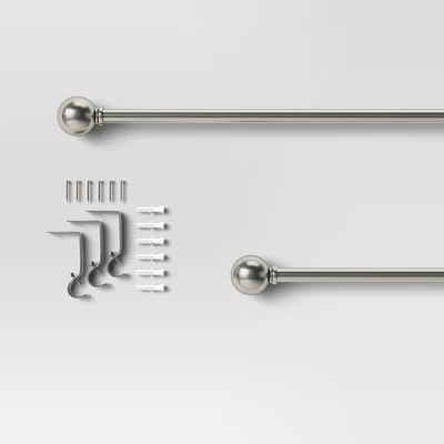 Café Ball Curtain Rod - Room Essentials™ Café Ball Curtain Rod - Room Essentials™ -Target Furni Sales GUEST d28d3633 60a6 4baf b9d2 4b3033f0a751