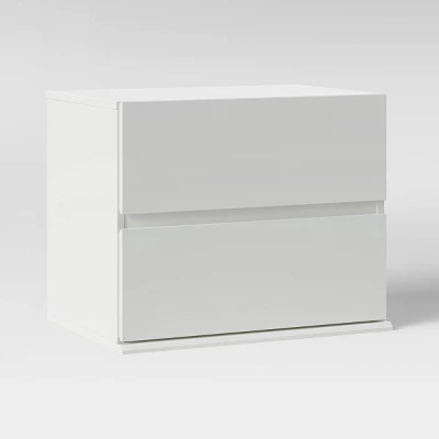 2 Drawer Modular Nightstand White - Room Essentials™ 2 Drawer Modular Nightstand White - Room Essentials™ -Target Furni Sales GUEST d6affcda a53c 413f baf4 fce75dc18cd6
