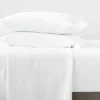 Full Garment Washed Microfiber Solid Sheet Set White - Room Essentials™ -Target Furni Sales GUEST dc5253bd 4879 44a3 aaa8 395da0735a0e 2