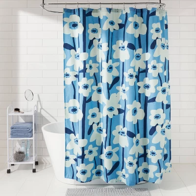 Modern Floral Shower Curtain - Room Essentials™