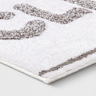20"x30" Clean Tufted Bath Rug White/Gray - Room Essentials™ 20"x30" Clean Tufted Bath Rug White/Gray - Room Essentials™ -Target Furni Sales GUEST f04969ad 15de 4e26 a623 ff5c811fc6ac