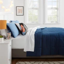 Reversible Microfiber Solid Comforter - Room Essentials™ -Target Furni Sales GUEST fe2ad501 44fe 4f8c bb1a 3bdff3cfc728